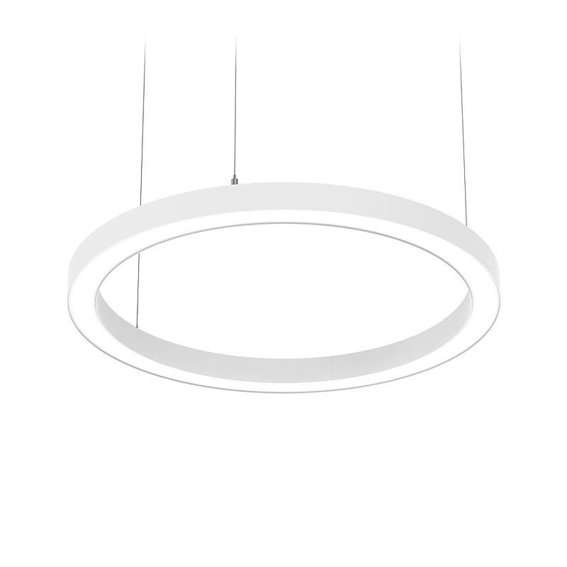 Светодиодный светильник VARTON Enso подвесной 50 Вт 600х40 мм 4000 K с рассеивателем опал RAL9003 белый матовый